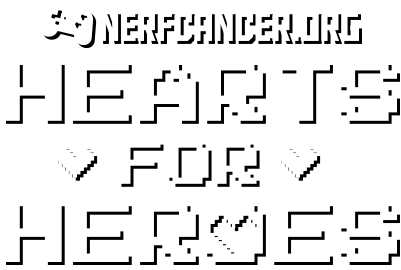 Nerf Cancer Hearts for Heroes